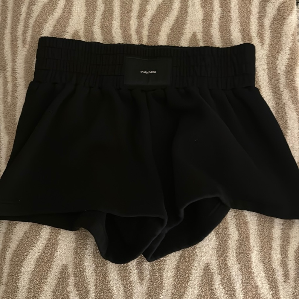 {TALENTLESS} Womens Boxing Shorts Pitch Black